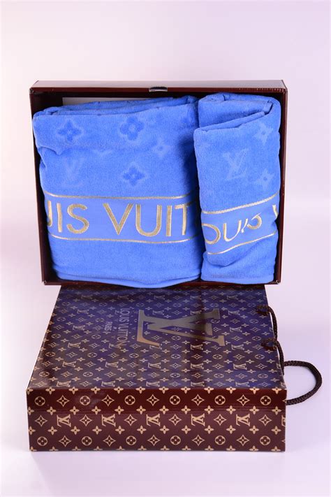 louis vuitton towel bag|Louis Vuitton towel set.